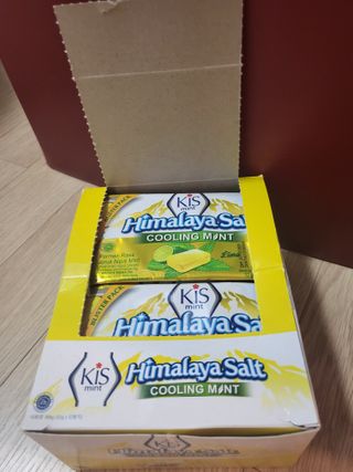 마요라 히말라야 솔트 캔디 2종-페퍼민트 맛, 라임민트 맛 — 5점을 준 리뷰어가 2022년 12월 올린 사용 사진