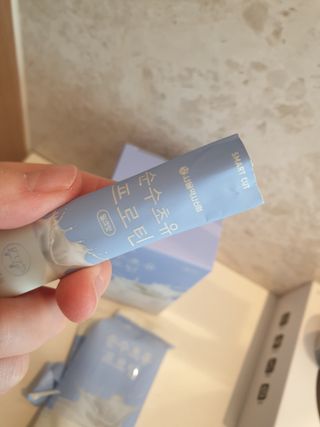 서울약사신협_순수초유프로틴_2.5gx30포 — 5점을 준 리뷰어가 2021년 11월 올린 사용 사진