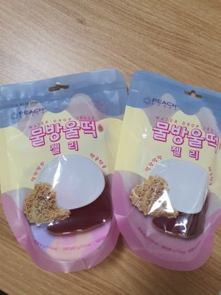 (주) 피치코리아 물방울떡젤리 X 2개입 — 5점을 준 리뷰어가 2022년 11월 올린 사용 사진