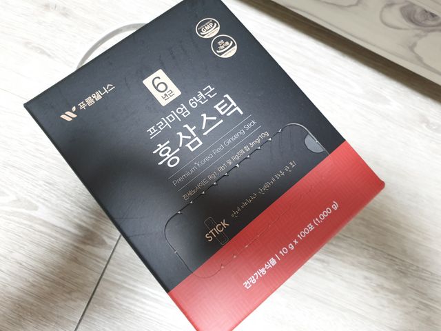 [푸름웰니스] 프리미엄 6년근 홍삼스틱 3mg x 100포 리뷰 사진