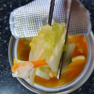 셰프애찬 단호박 백김치 1kg — 5점을 준 리뷰어가 2022년 10월 올린 사용 사진