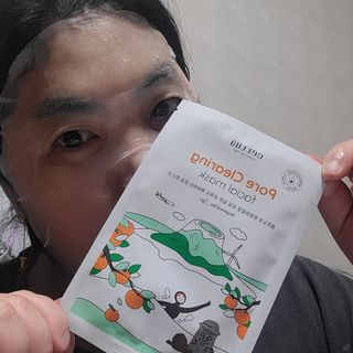 세뚜아(Cettua) [세뚜아] 포어 클리어링 마스크 Cettua Pore Clearing facial mask 5매 — 5점을 준 리뷰어가 2024년 2월 올린 사용 사진