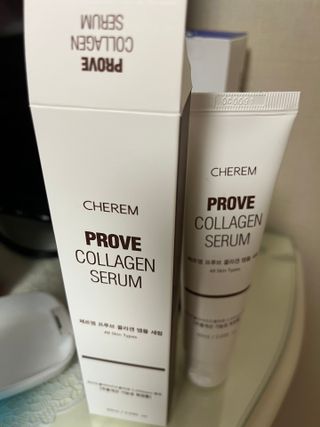 체르엠  프루브 콜라겐 앰플세럼 60ml 1병 — 4점을 준 리뷰어가 2022년 2월 올린 사용 사진