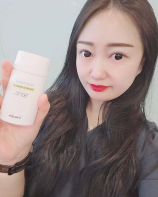 아이레시피 모이스트터치 스포츠 선밀크 50ml (SPF50+ PA+++) — 5점을 준 리뷰어가 2023년 7월 올린 사용 사진