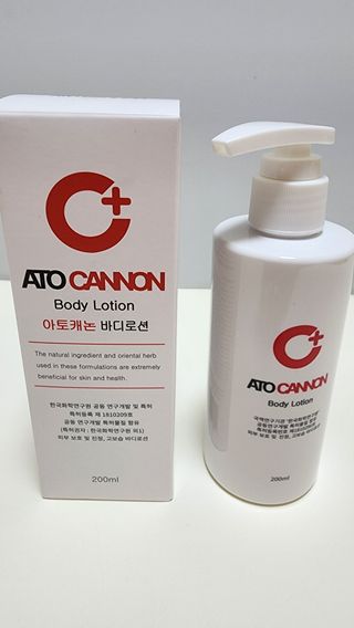 아토캐논(ATO CANNON) 아토캐논 고보습 바디로션 200ml — 5점을 준 리뷰어가 2023년 1월 올린 사용 사진
