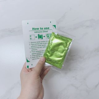 [레제르] 아로마 수액패치 발패치 10매입 - 라벤더향/유칼립투스향/대나무향 — 4점을 준 리뷰어가 2022년 2월 올린 사용 사진