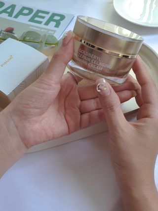 피부미 골드베릴 미라클페어 세레이징 퍼밍 크림 50ml — 5점을 준 리뷰어가 2021년 9월 올린 사용 사진