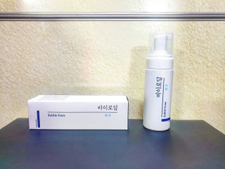[바이로담] 저자극 약산성버블 폼 폼클렌징 150ml — 5점을 준 리뷰어가 2021년 3월 올린 사용 사진