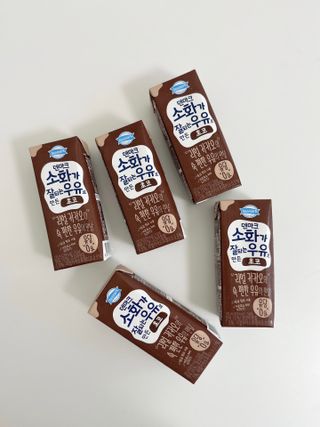 [구매평]덴마크 소화가 잘되는 우유로 만든 초코, 190ml, 24개 — 5점을 준 리뷰어가 2025년 2월 올린 사용 사진