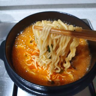 [풀무원] 자연은맛있다 정면, 백면, 홍면  세트 — 5점을 준 리뷰어가 2021년 4월 올린 사용 사진