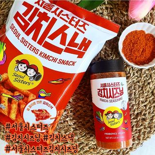 [서울시스터즈] 김치시즈닝 국내 최초 뿌려먹는 김치파우더 100g 1개+ 신제품 김치스낵 90g 2개 — 5점을 준 리뷰어가 2021년 8월 올린 사용 사진