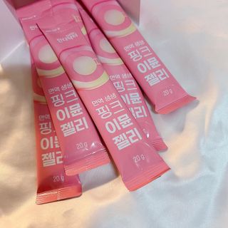 [인디닥터] 면역 생생 핑크 이뮨 젤리 — 5점을 준 리뷰어가 2022년 4월 올린 사용 사진
