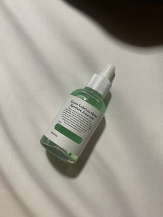 [녹산] 그린 솔루션 멀티 수분 앰플 + 그린 솔루션 멀티 수분크림 — 5점을 준 리뷰어가 2022년 10월 올린 사용 사진