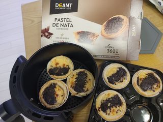 디앙뜨 포르투갈 에그타르트 오리지널 맛+패션후르츠+초콜릿타르트 맛 중 택1 — 5점을 준 리뷰어가 2021년 8월 올린 사용 사진