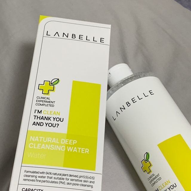 랑벨 내츄럴 딥 클렌징 워터 500ml 리뷰 사진