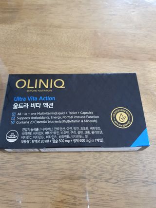 올리닉 울트라비타액션 — 5점을 준 리뷰어가 2021년 9월 올린 사용 사진