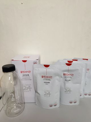 클린24시간 1BOX(5포) + 전용보틀(500ml) — 5점을 준 리뷰어가 2023년 8월 올린 사용 사진