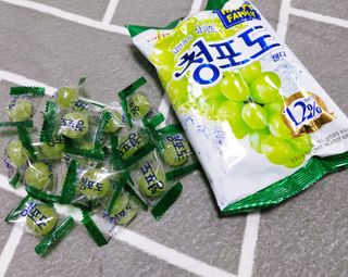 청포도캔디 복숭아캔디 — 5점을 준 리뷰어가 2022년 11월 올린 사용 사진