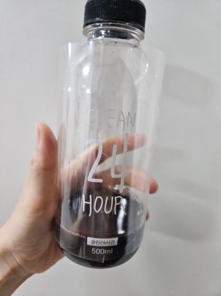 클린24시간 1BOX(5포) + 전용보틀(500ml) — 5점을 준 리뷰어가 2023년 5월 올린 사용 사진