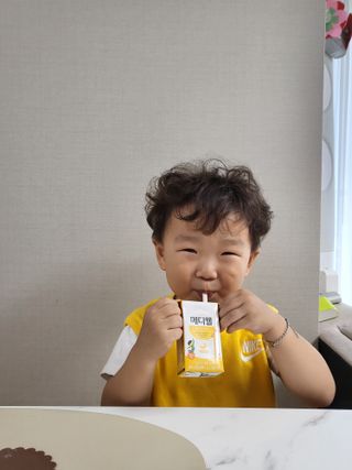 메디웰 페디아드링크 미니 바나나맛 — 5점을 준 리뷰어가 2022년 8월 올린 사용 사진