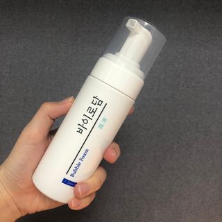 [바이로담] 저자극 약산성버블 폼 폼클렌징 150ml — 5점을 준 리뷰어가 2021년 3월 올린 사용 사진