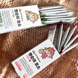 아이비웰니스 빵순이 효소 키위맛 7포 + 석류맛 7포 (총 14포, 2주분) — 3.5점을 준 리뷰어가 2022년 10월 올린 사용 사진