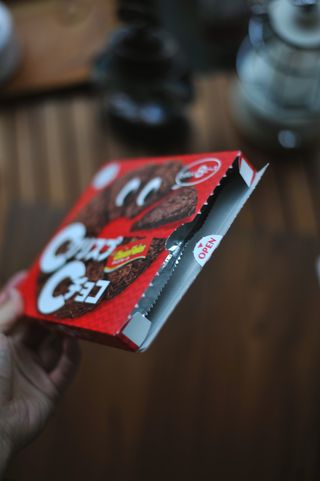 NISSIN 닛신 크리스피 초코 — 5점을 준 리뷰어가 2022년 12월 올린 사용 사진
