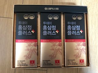 서울약사신협_투데이홍삼정플러스스틱_10g x 30포 — 5점을 준 리뷰어가 2021년 6월 올린 사용 사진