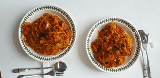 [유픽] 구운 야채의 풍미를 담은 토마토소스, 마르코 루테닛사 2병 — 5점을 준 리뷰어가 2021년 2월 올린 사용 사진