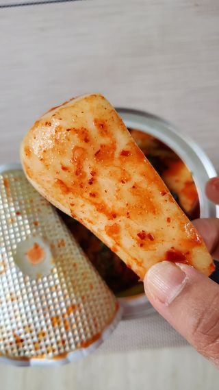 셰프애찬 알타리김치 총각김치 1kg — 5점을 준 리뷰어가 2022년 10월 올린 사용 사진