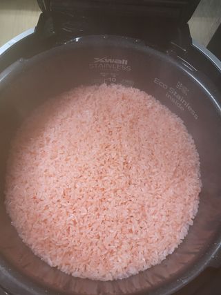 하나로라이스 기능성쌀 5종 1kg  환경을 생각한 다회용 용기 사용 — 5점을 준 리뷰어가 2022년 1월 올린 사용 사진