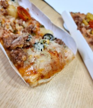 브라잇벨리 비건피자 [노밋피자알로하 & 노밋피자포테이토] 2가지맛 — 5점을 준 리뷰어가 2022년 7월 올린 사용 사진