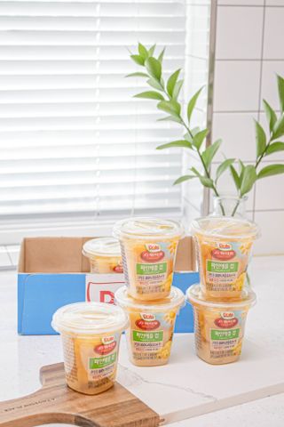 돌 MF[Dole] 파인애플컵/망고컵/복숭아컵 198g 6입X1박스 (맛 1가지 랜덤 발송) — 5점을 준 리뷰어가 2024년 5월 올린 사용 사진