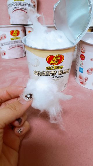 젤리벨리 솜사탕 2종-딸기치즈케이크, 바닐라 — 5점을 준 리뷰어가 2022년 1월 올린 사용 사진