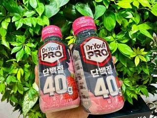 닥터유 프로 단백질드링크 40g 딸기 — 5점을 준 리뷰어가 2025년 7월 올린 사용 사진