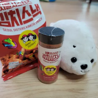 [서울시스터즈] 김치시즈닝 국내 최초 뿌려먹는 김치파우더 100g 1개+ 신제품 김치스낵 90g 2개 — 5점을 준 리뷰어가 2021년 8월 올린 사용 사진