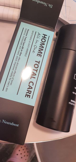 Dr.느루벗 느루벗 옴므 토탈 케어 올인원 118ml 남자 남성 스킨 로션 에센스 크림 화장품 — 5점을 준 리뷰어가 2021년 4월 올린 사용 사진