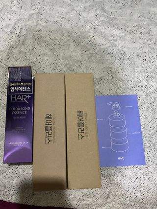 헤어플러스 컬러본드 샴푸300+트리트먼트300+에센스95 — 5점을 준 리뷰어가 2021년 3월 올린 사용 사진