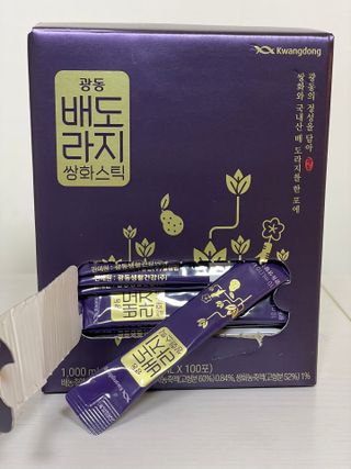광동생활건강 나우 [광동] 배도라지 쌍화스틱 10mL x 100포 — 5점을 준 리뷰어가 2023년 11월 올린 사용 사진