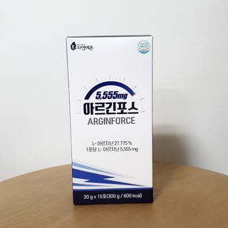 자연에온 아르긴포스 L-아르기닌 5555mg 스틱 15개입 1박스 — 4점을 준 리뷰어가 2021년 4월 올린 사용 사진