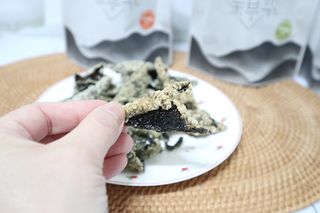 오봉산꽃부각 [만나식품] 오봉산 꽃부각 3가지 맛(오리지널, 새우맛, 매운고추맛) — 5점을 준 리뷰어가 2023년 1월 올린 사용 사진