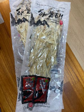 [오늘바스켓] 용대리 손질하늘태 130g — 5점을 준 리뷰어가 2021년 6월 올린 사용 사진
