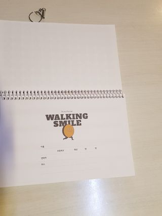 리훈 차일드라이크 워킹스마일 초등학생 스터디 플래너 — 3점을 준 리뷰어가 2021년 10월 올린 사용 사진