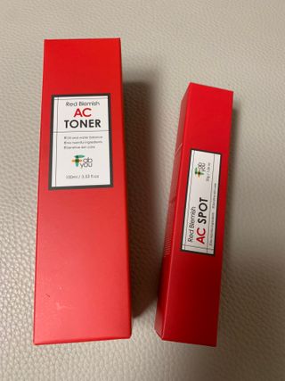 페브유 / FABYOU [페브유 2종 SET] 레드 블레미쉬 AC 토너 + AC스팟 — 5점을 준 리뷰어가 2021년 7월 올린 사용 사진