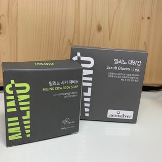 달콤리빙 밀리노 때장갑 때비누 세트 — 5점을 준 리뷰어가 2021년 3월 올린 사용 사진