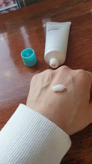 리더스코스메틱 리더스 카밍 바이오틱스 크림 마스크 — 5점을 준 리뷰어가 2021년 3월 올린 사용 사진