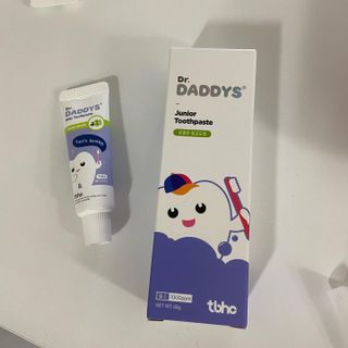 닥터데디스 안심저불소 키즈치약 (라즈베리, 청포도향 중 택 1) 60g +  여행용 미니 치약 15g — 5점을 준 리뷰어가 2022년 7월 올린 사용 사진