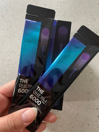 [닥터루템]THE 맛있고 THE 진한 THE 아르기닌 6000 1box (15포) — 5점을 준 리뷰어가 2022년 10월 올린 사용 사진
