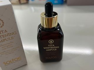 소담스퀘어 상암 솔포그 비타민 화이트닝 앰플 50ml 안티에이징 항산화 가미 잡티 트러블 세라마이드 — 5점을 준 리뷰어가 2022년 11월 올린 사용 사진