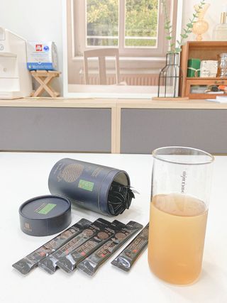 프리마인 자체 기업부설 연구소에서 찾아낸 건강한 수면의 비밀.  슬립토 플러스 30포 — 5점을 준 리뷰어가 2022년 5월 올린 사용 사진